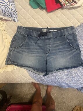 Denizen from Levi's Washed Blue Denim-Look Lounge Shorts